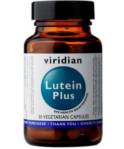 Lutein Plus (30 kapsul). Viridian Nutrition, naravni prehranski dodatki.