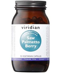 Saw Palmetto jagode (90 kapsul). Viridian Nutrition, naravni prehranski dodatki.