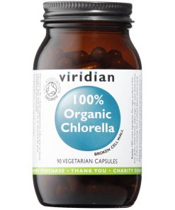 Ekološka klorela (90 kapsul). Viridian Nutrition