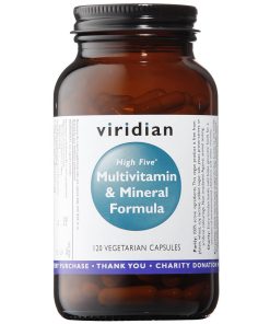Multivitamini in minerali z B5 (60 kapsul). Viridian Nutrition