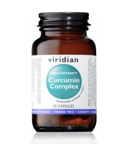 Ekološki kurkumin izvleček (30 kapsul). Viridian Nutrition