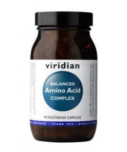 Uravnotežen kompleks aminokislin (90 kapsul). Viridian Nutrition, naravni prehranski dodatki.