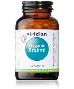 Ekološki brahmi, 60 kapsul. Naravni prehranski dodatki Viridian Nutrition.
