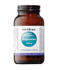 Aktiven magnezij Viridian Nutrition, visoko potenciran, 120 kapsul. Prehranski dodatki Viridian Nutrition.