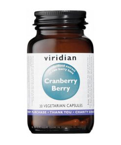 Brusnica, Cranberry Berry, 30 kapsul. Viridian Nutrition, naravni prehranski dodatki.