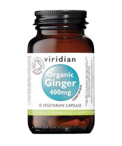 Ekološka korenina ingverja, 30 kapsul. Viridian Nutrition, naravni prehranski dodatki.