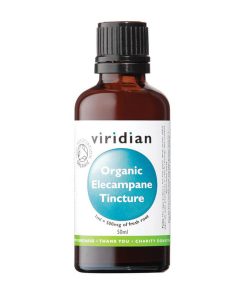 Ekološka tinktura velikega omana, 50 ml. Veliki oman. Viridian Nutrition, naravni prehranski dodatki.