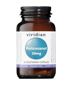 Policosanol 20 mg, 30 kapsul. Viridian Nutrition, naravni prehranski dodatki.