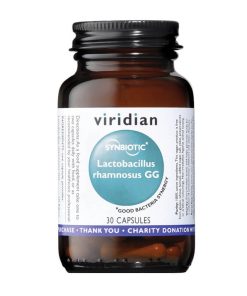 Probiotik Lactobacillus rhamnosus GG, 30 kapsul. Viridian Nutrition, naravni prehranski dodatki.