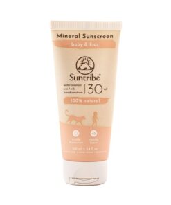 Suntribe Naravna mineralna sončna krema ZA DOJENČKE IN OTROKE, SPF 30, 100ml
